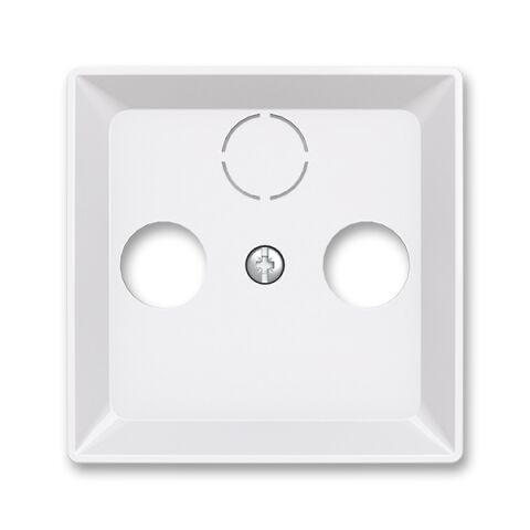 Zoni® 5011T-A00300 500 kryt zásuvky televizní, rozhlasové (a satelitní) barva bílá ABB