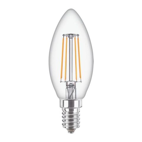 Žárovka LED  4,3W E14 CorePro LEDCandle ND 4.3-40W E14 827 B35 CL G svíčka filament *8719514347267 Philips