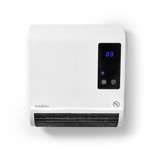 Koupelnový rychloohřívač 2000W programovatelný, dálkový ovladač HTBA20WT nástěnný