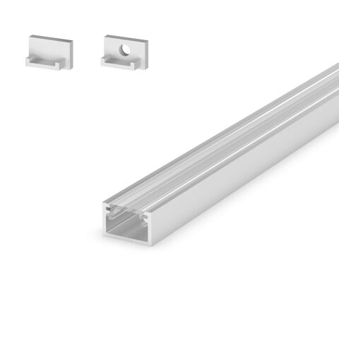 Sestava SET-PROFIL (E2) SR/CL 2m - sestava profilu, difuzoru a koncovek GXLP911 Greenlux