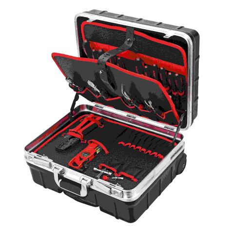 Plastový kufr CHAMPION s nářadím (22 ks) *170601 Cimco