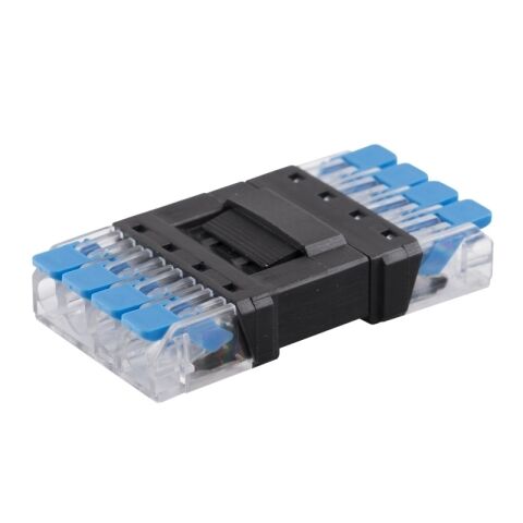 Spojovací konektor vidlice + zásuvka, páčkové svorky, IP20, 4-pol, max.250V/16A, pro průřezy 0,5-4mm2 ML-112.225.72.0 McLED