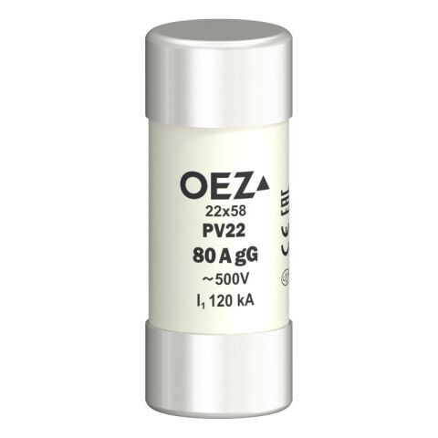 Pojistková vložka *PV22 80A gG  OEZ