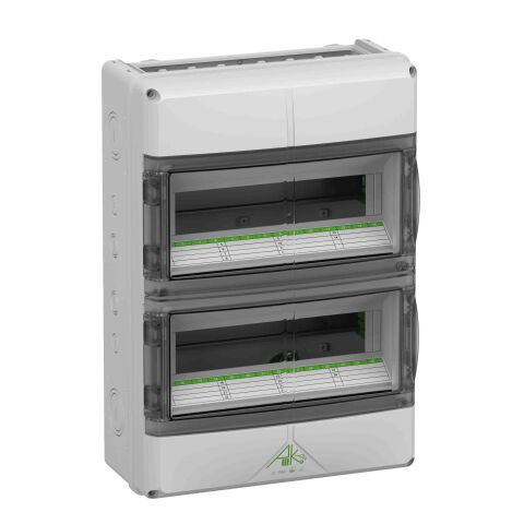 Spelsberg AK-F 28  malý rozvaděč, se stupněm krytí IP65, 2 Řady, 28 modulů