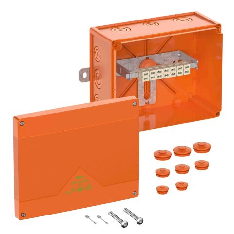 Spelsberg WKE 6 - Duo 7 x 6? Rozbočovací krabice, druh krytí IP66, rázová houževnatost IK08, třída ochrany II, Ui 450V AC, Ui 450V DC, UL-EU, VDE, bez obsahu halogenů *86742001