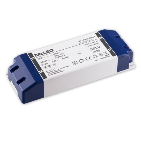 Napájecí zdroj 100W, DC12V/8,3A, IP20, plastové provedení se svorkovnicí *ML-732.074.11.0