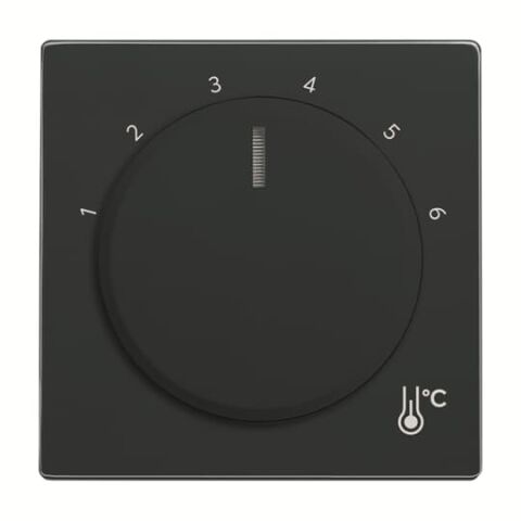 Future 2CKA001710A4198 Kryt termostatu prostorového s otočným ovladačem antracitová ABB