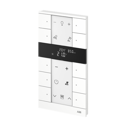 free@home 2CKA006220A0865 Tenton prvek ovládací 10násobný s termostatem studio bílá ABB