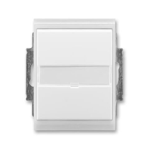 Element® 3558E-A86910 01  ovládač přepínací s popisovým polem, řazení 6/0, IP44 barva bílá / ledová bílá ABB