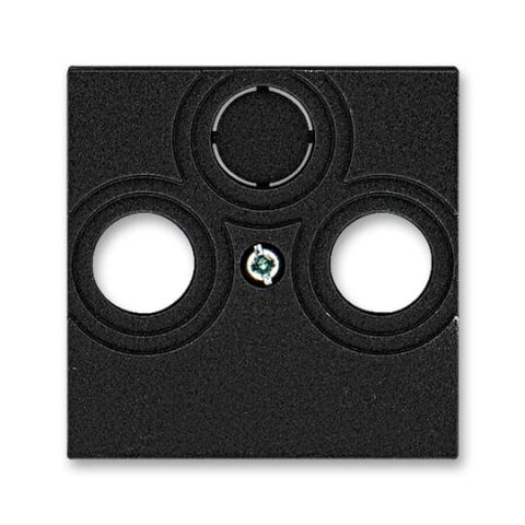 Levit®M 5011H-A00300 63 kryt zásuvky televizní, rozhlasové (a satelitní) barva onyx ABB