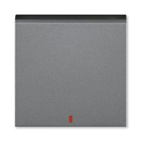 Levit®M 3559H-A00655 69 kryt spínače kolébkového s červeným průzorem barva ocelová / kouřová černá ABB