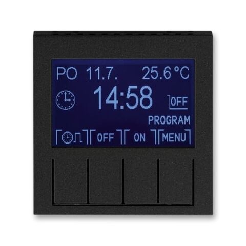 Levit®M 3292H-A20301 63 hodiny spínací programovatelné (ovládací jednotka) barva onyx / kouřová černá ABB