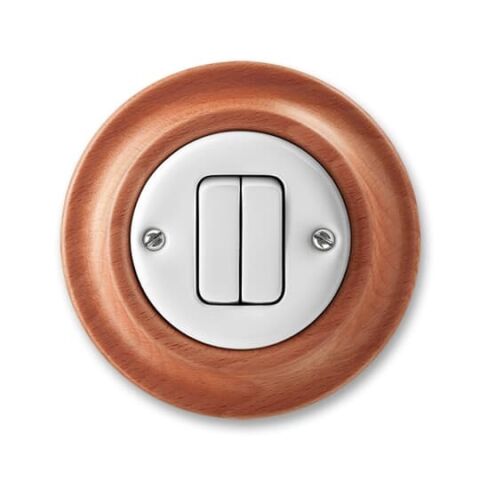 Decento® 3559K-C05345 52 přepínač sériový barva bílá (porcelán) / třešeň ABB