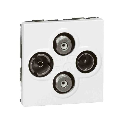 MOSN ZÁS.TV-RD-2XSAT 2M BÍLÁ  *078794 Legrand
