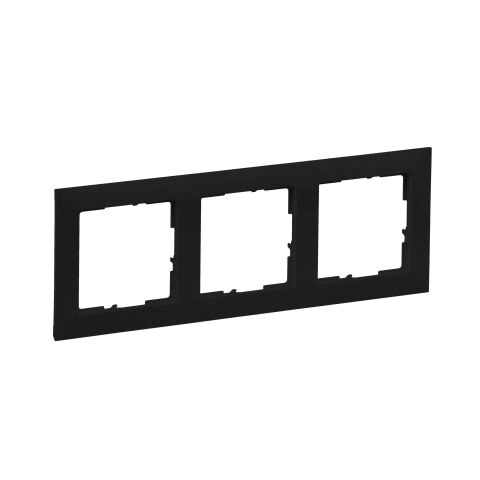 SUNO rámeček 3-násobný barva černá *721523 Legrand