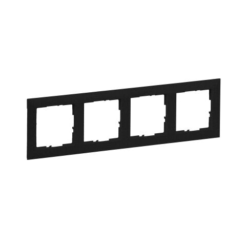 SUNO rámeček 4-násobný barva černá *721524 Legrand