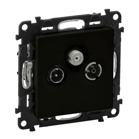 Valena LIFE zásuvka TV-RD-SAT hvězda barva černá *756352 Legrand