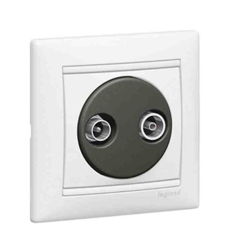 Zásuvka  TV-RD Valena bílá 774432