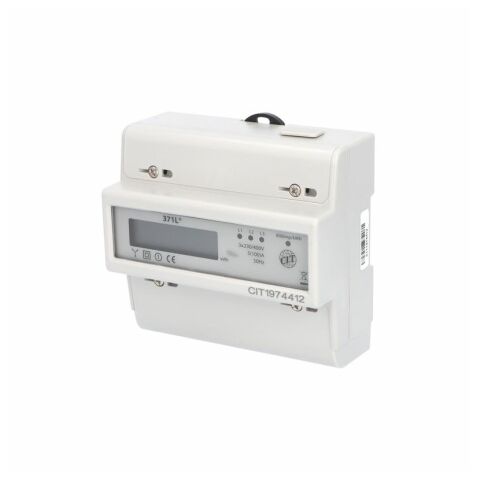 Elektroměr EDIN 371L 5-100A 3F LCD 7modulů