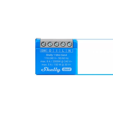 SHELLY 1 MINI GEN4 Spínací modul  *3800238070786