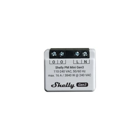 SHELLY PM MINI GEN3 Modul pro měření spotřeby  *3800235261613