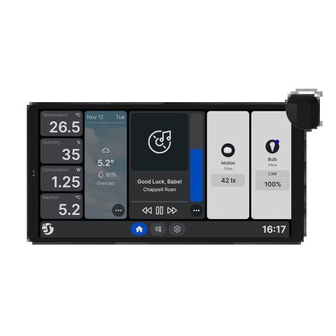 SHELLY WALL DISPLAY X2 BLACK Nástěnný panel černý *3800238070861