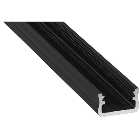 Profil hliníkový AL-PROFIL A BLACK 1M (10-0012-10) barva černá GXLP1002 Greenlux