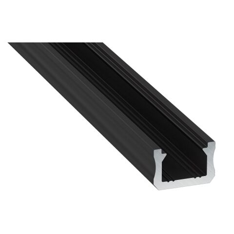Profil hliníkový AL-PROFIL X BLACK 1M (10-0082-10) přisazený barva černá GXLP1052 Greenlux
