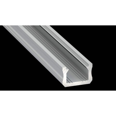 Profil hliníkový AL-PROFIL X SILVER 2M (10-0084-20) přisazený barva stříbrná GXLP1057 Greenlux