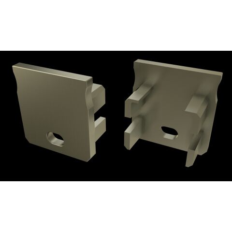 Koncovka profilu EC-PROFIL Y INOX HO (12-0093-00) barva nerezová GXLP1467 Greenlux