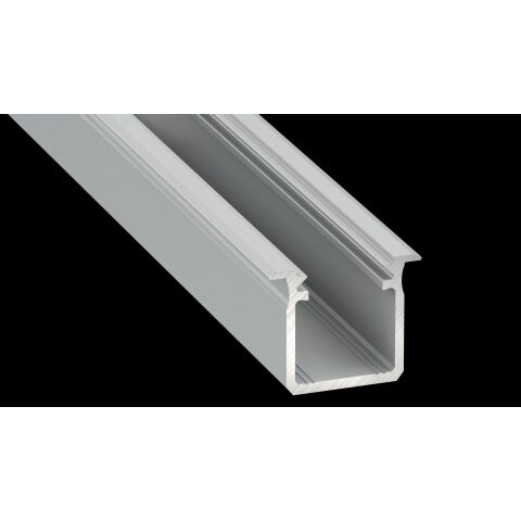 Profil hliníkový AL-PROFIL G SILVER 2M (10-0074-20) zapuštěný barva stříbrná GXLP1047 Greenlux