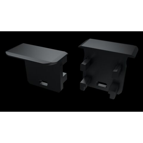 Koncovka profilu EC-PROFIL G BLACK HO (12-0072-00) barva černá GXLP1441 Greenlux