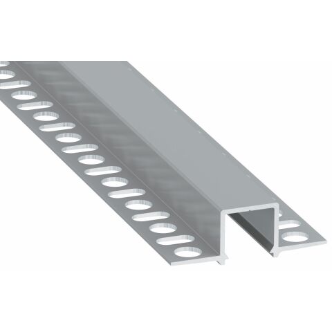 Profil hliníkový AL-PROFIL GAUDI SILVER 2M (10-0974-20) zapuštěný barva stříbrná GXLP2055 Greenlux
