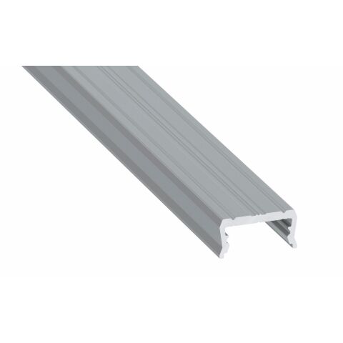 Profil hliníkový AL-PROFIL ATOM SILVER ANODIZED 2M (10-1354-20) přisazený barva stříbrná GXLP1127 Greenlux