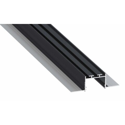 Profil hliníkový AL-PROFIL AKIN ROCK ANTHRACITE LACQUERED 2M (10-1419-20) vestavný barva antracitově šedá GXLP2135 Greenlux