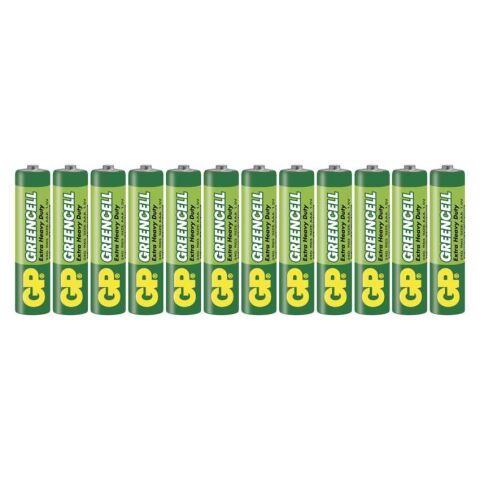 GP zinková baterie GREENCELL AAA (R03), 8+4SH *B1210F