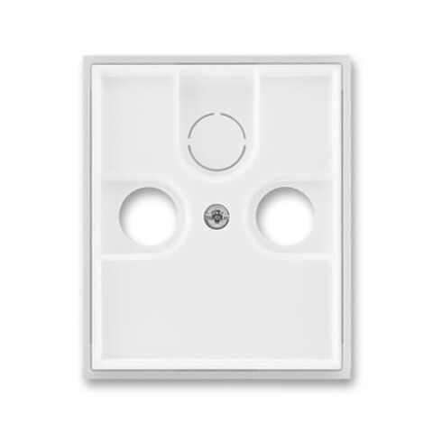 Element® 5011E-A00300 01 kryt zásuvky televizní, rozhlasové (a satelitní)  barva bílá / ledová bílá ABB