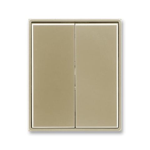 Time® 3558E-A00652 33 kryt spínače dělený barva šampaňská ABB
