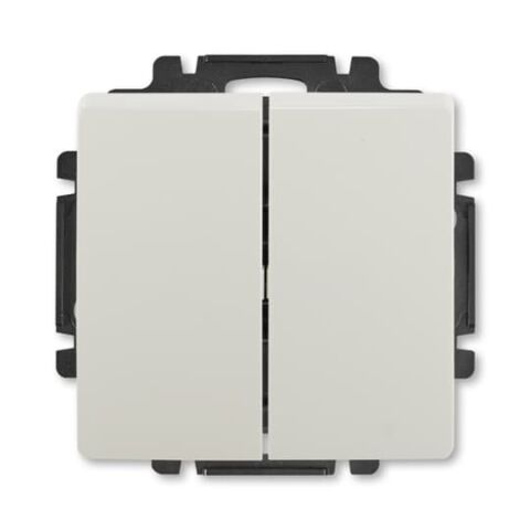 Swing® 3557G-A05340 S1 přepínač sériový, řazení 5, s krytem barva světle šedá *ABB