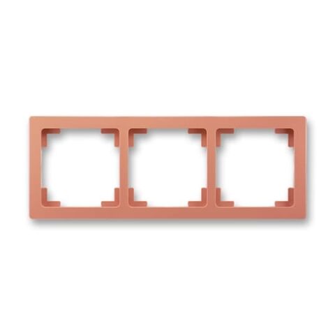 Swing®L 3901J-A00030 R3 rámeček trojnásobný, pro vodorovnou i svislou montáž barva  cihlová * ABB