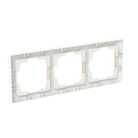 Zoni® 3901T-A00030 142 rámeček trojnásobný, pro vodorovnou i svislou montáž barva pudrová / bílá ABB