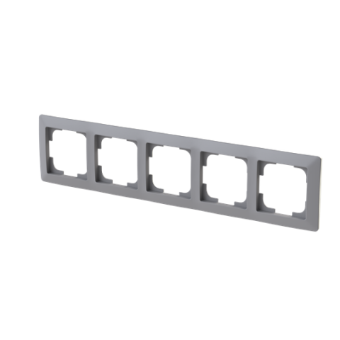 Zoni® 3901T-A00050 141 rámeček pětinásobný, pro vodorovnou i svislou montáž barva šedá / bílá ABB
