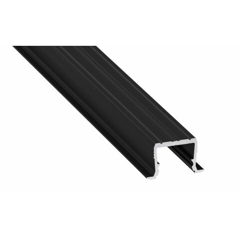 Profil hliníkový AL-PROFIL AXIN BLACK ANODIZED 1M (10-1372-10) vestavný barva černá GXLP1144 Greenlux