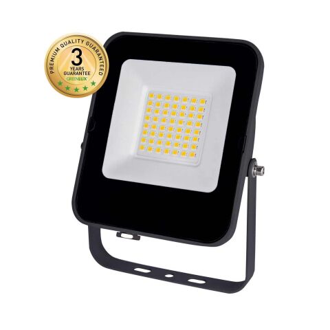 Svítidlo LED reflektor ALFA SMD 30W NW hliníkové,barva černá GXLR035 Greenlux