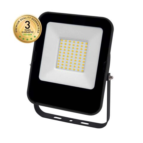 Svítidlo LED reflektor ALFA SMD 50W NW hliníkové barva černá GXLR037 Greenlux