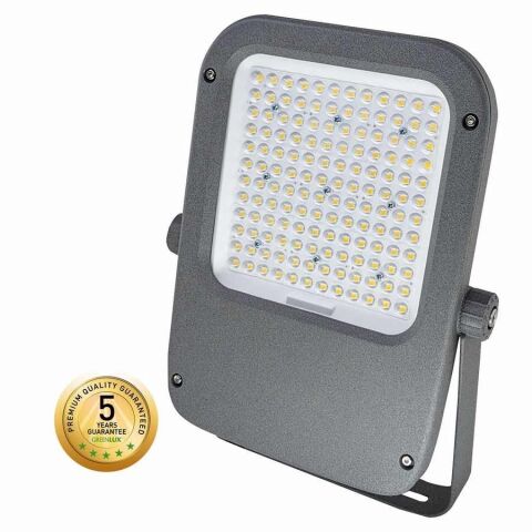 Svítidlo LED reflektor OMEGA PROFI SMD 120W 90 NW 20500/22500lm hliníkové,barva šedá GXPR141 Greenlux
