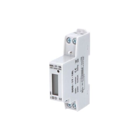 Elektroměr DDS-1Y-18L 45A, 1mod., LCD, 1-fáz., 1-tar., podružný *1100881 eleman